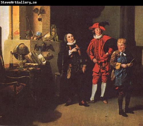 Johann Zoffany David Garrick as Abel Drugger in Jonson's The Alchemist